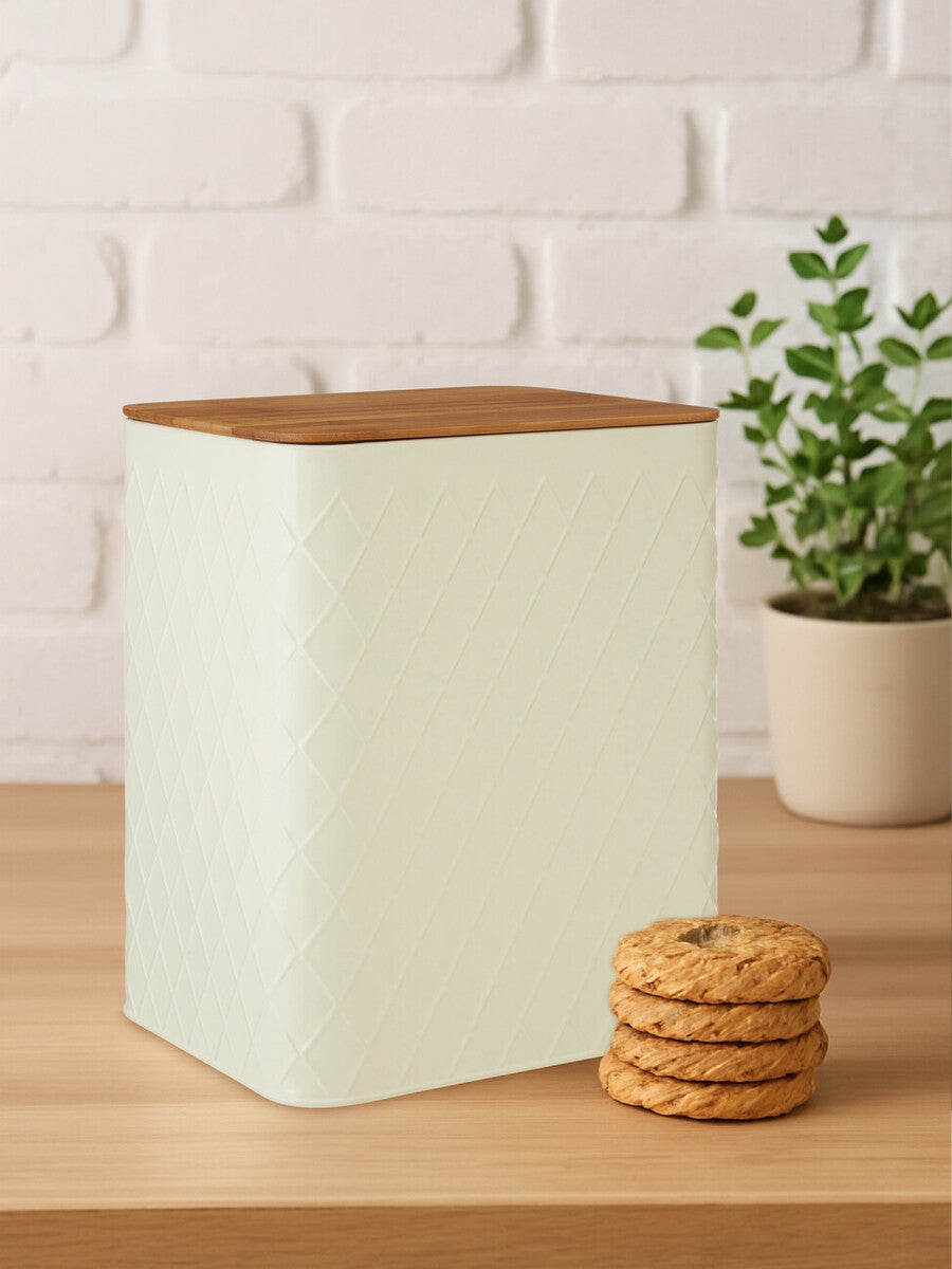 Rhombus Rectangular Storage Canister