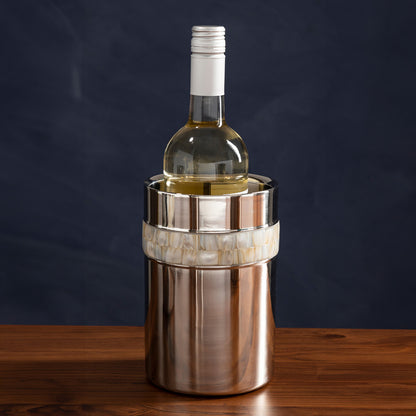 Mother Of Pearl Inlay Design Wine Cooler