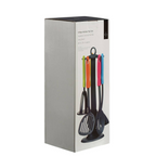 Cook Nook Tyri 5pc Grey Nylon Kitchen Tool Set