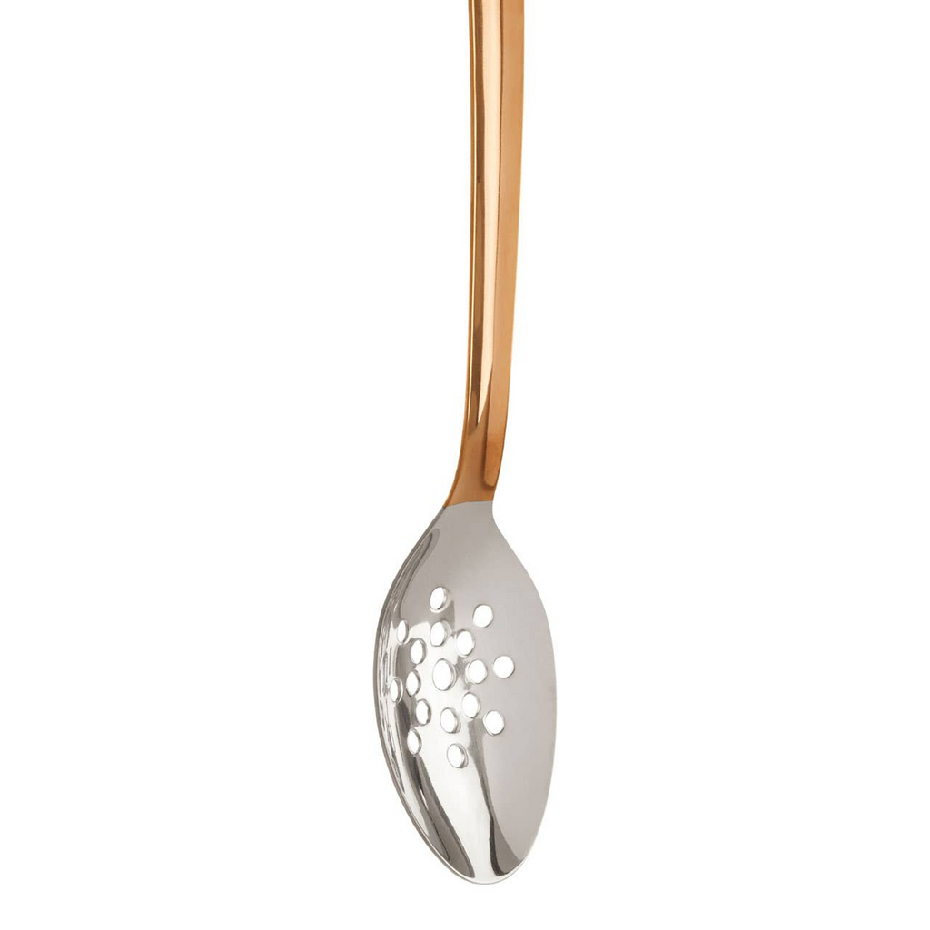 Cook Nook Freya Shiny Copper Finish Slotted Spoon