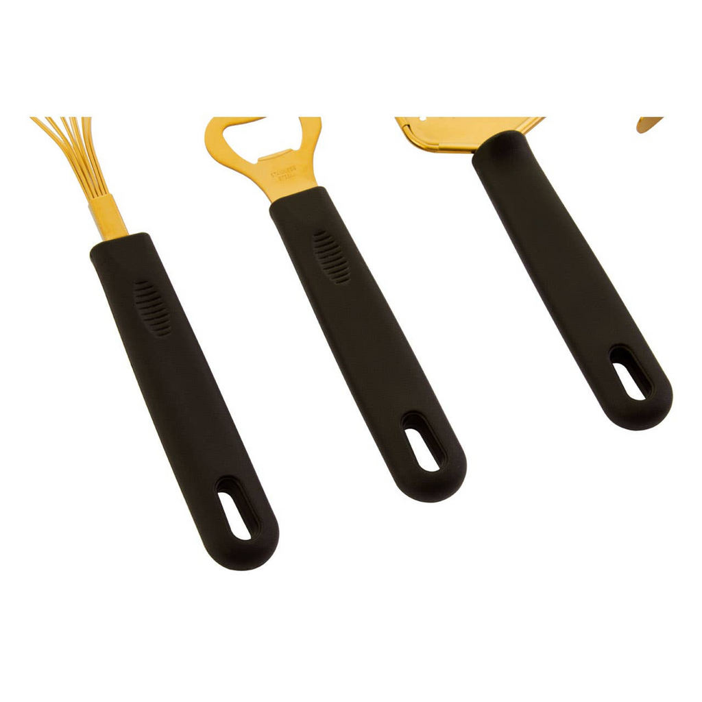Cook Nook Zing Five Piece Light Gold Kitchen Gadget Set