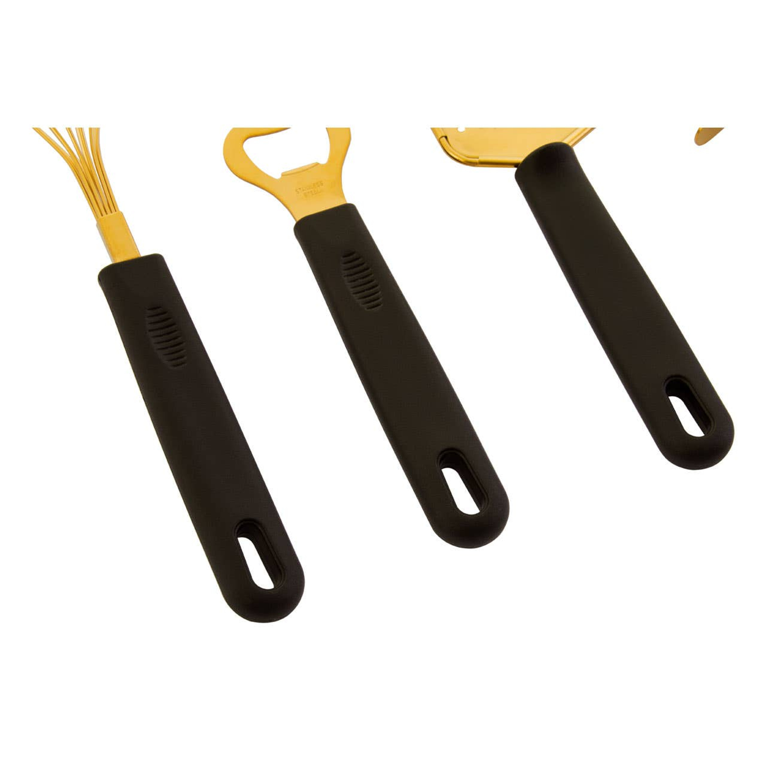 Cook Nook Zing Five Piece Light Gold Kitchen Gadget Set
