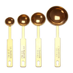 Cook Nook Alchemist Gold Finish Measuring Spoons