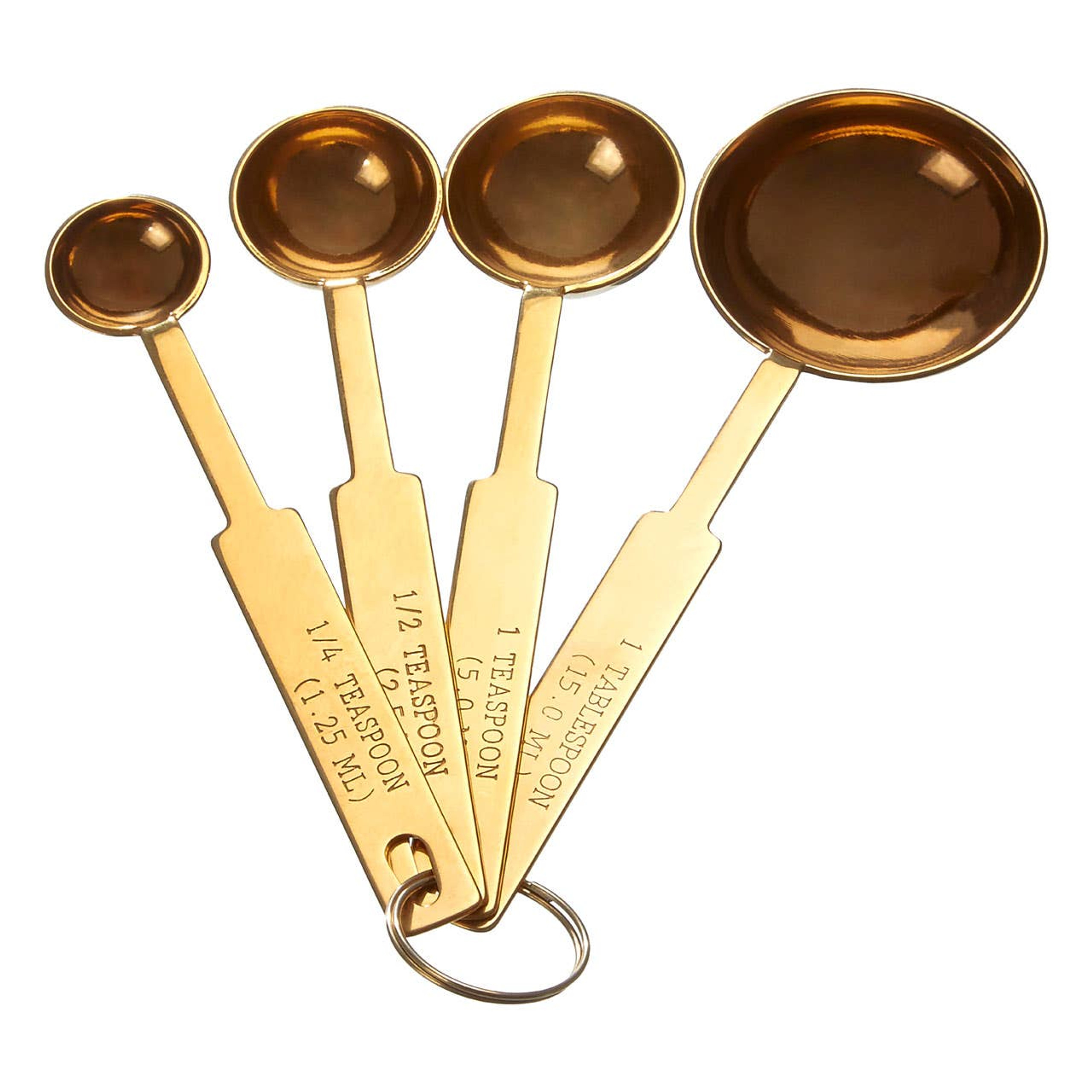 Cook Nook Alchemist Gold Finish Measuring Spoons