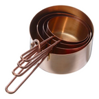 Cook Nook Alchemist Set of 4 Rose Gold Measuring Cups