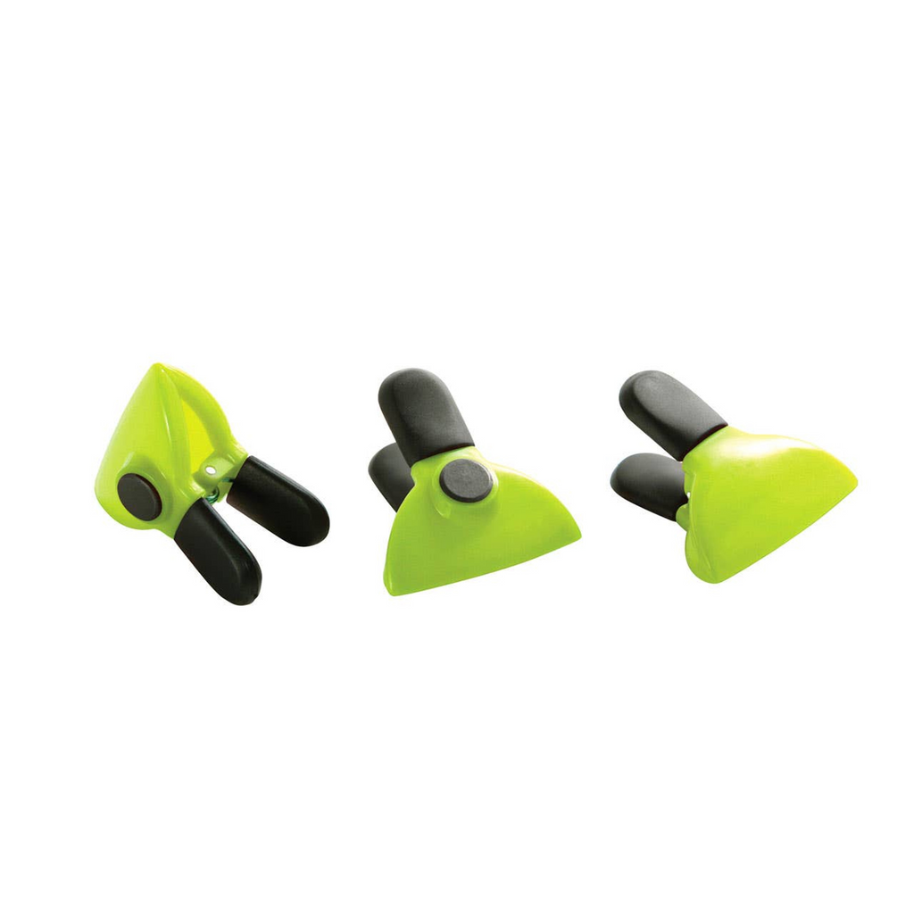 Cook Nook Set Of Three Lime Green Magnetic Clips