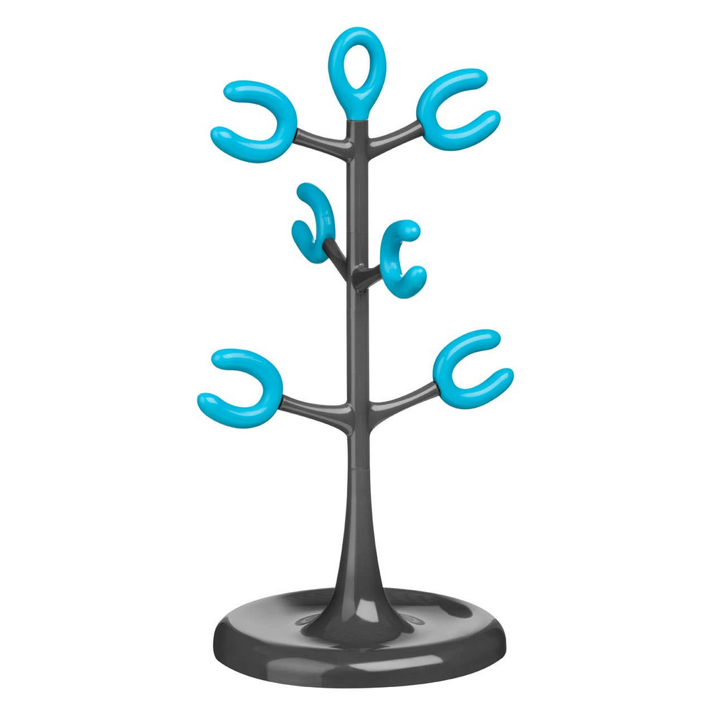 Cook Nook Grey and Blue 6 Cup Mug Tree