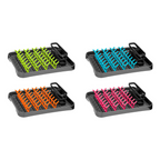 Cook Nook Laurie Grey and Hot Pink Dish Drainer