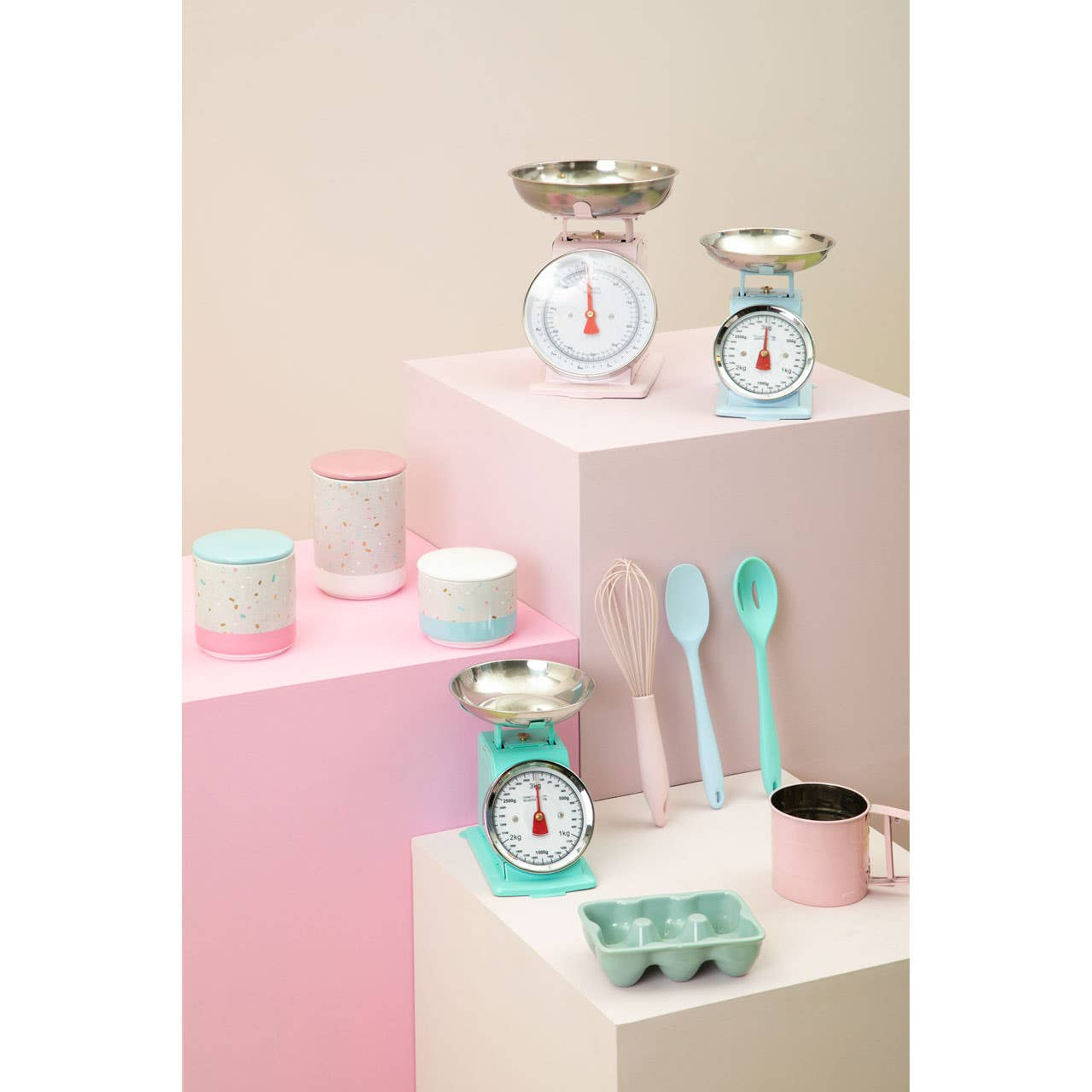 Cook Nook Olivier 3kg Pastel Blue Retro Kitchen Scale