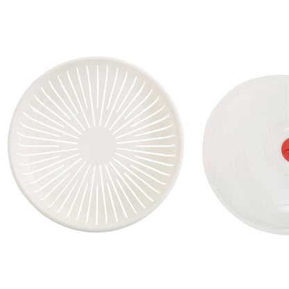 Ikoma White And Clear Microwave Steamer