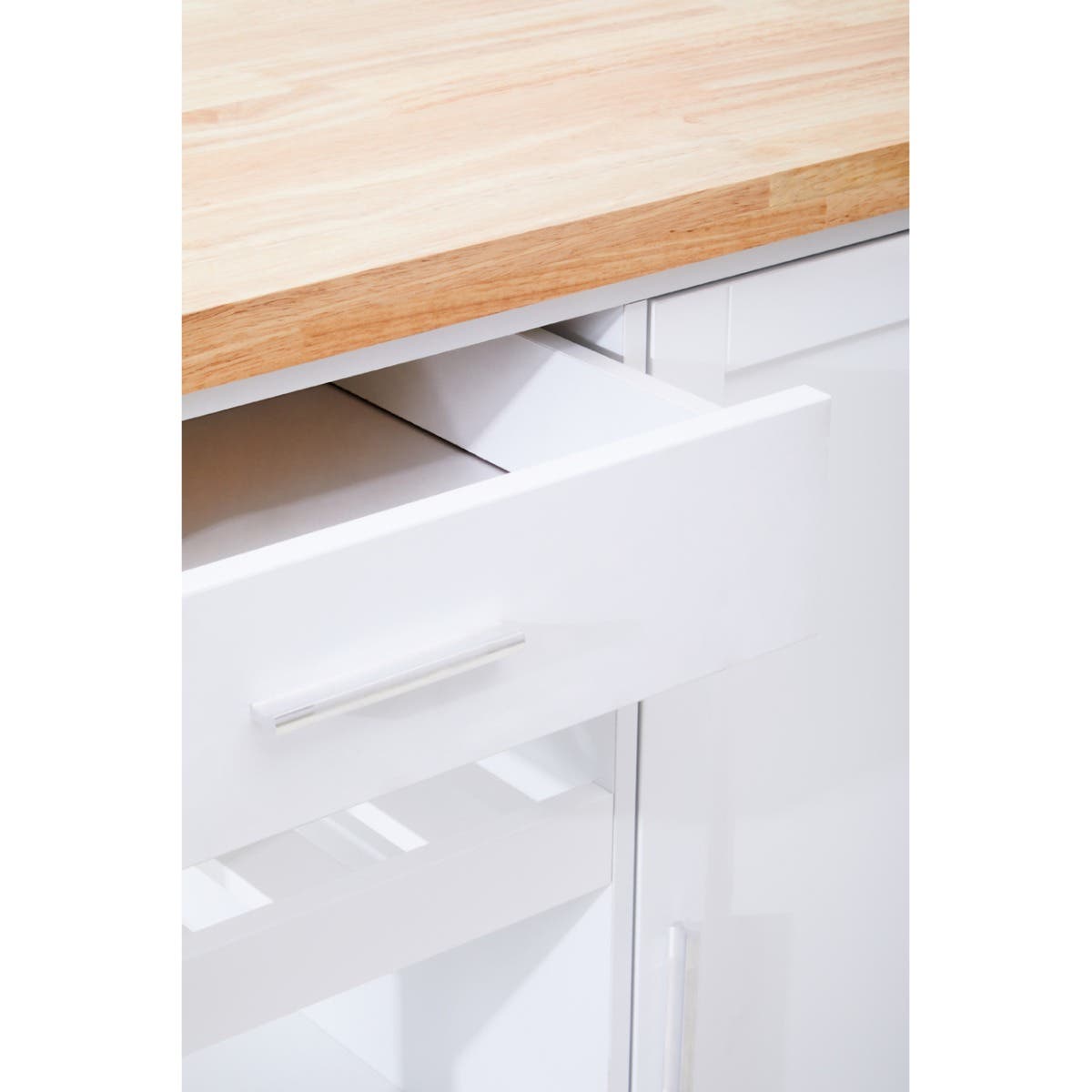 Frankfurt White Kitchen Trolley