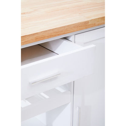 Frankfurt White Kitchen Trolley