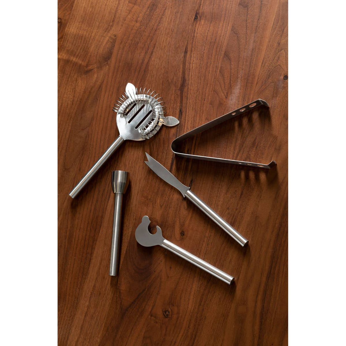 Mixology 7 Piece Bar Set in Brushed Gold Finish
