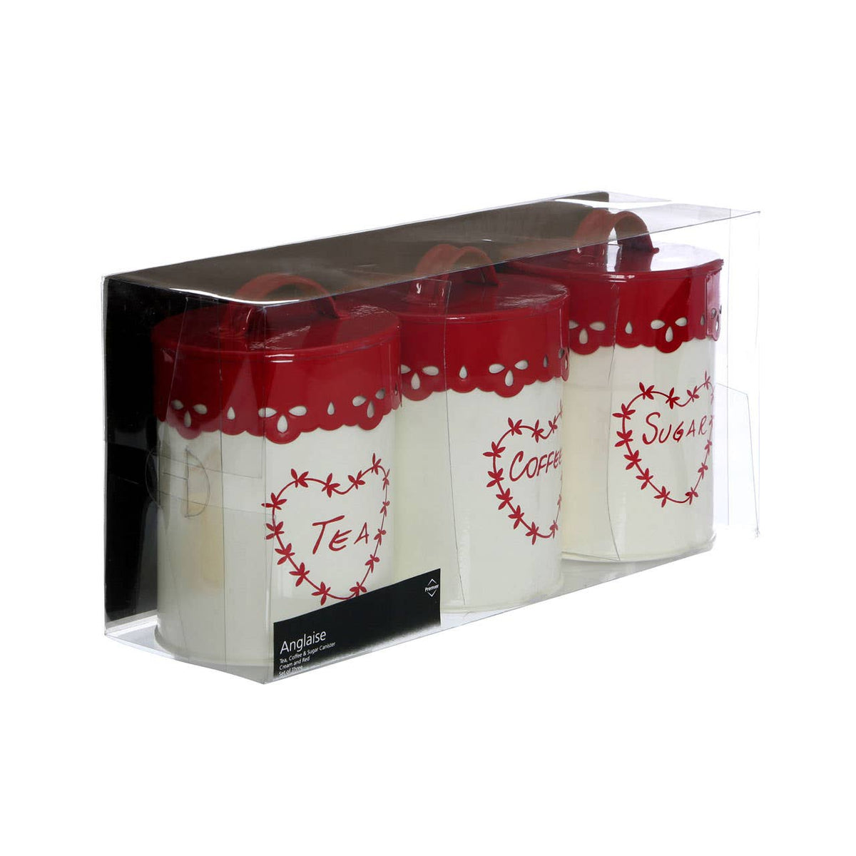 Anglaise Tea Coffee and Sugar Canister Set
