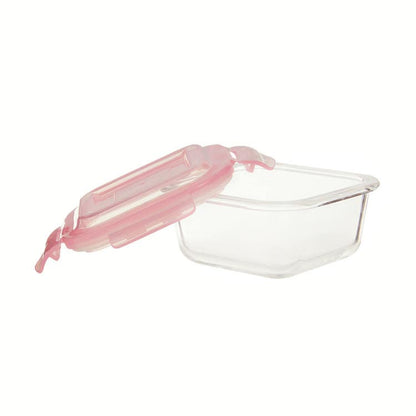 Freska 320ml Square Glass Container.