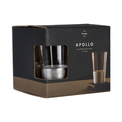 Set Of Four Apollo High Ball Glasses