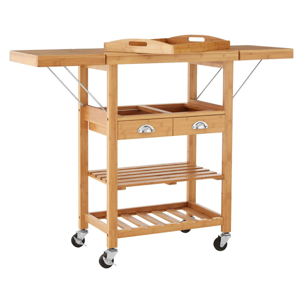 Harlow Bamboo Kitchen Trolley