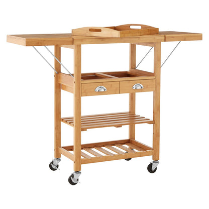 Harlow Bamboo Kitchen Trolley