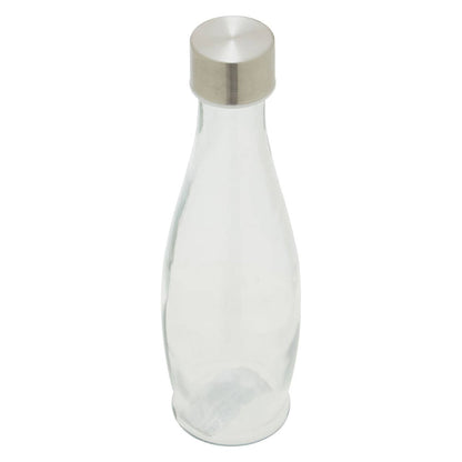 Dayla Clear Glass 550ml Bottle With Metal Lid