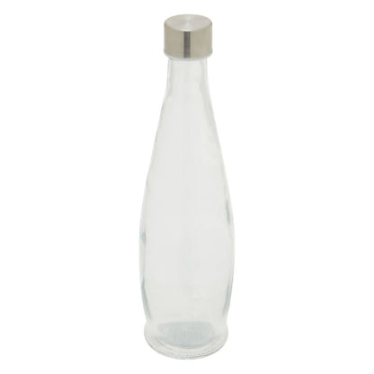 Dayla Clear Glass 1000ml Bottle With Metal Lid