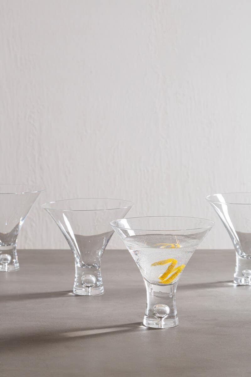 Mila Set Of 2 Clear Cocktail Glasses 330ml