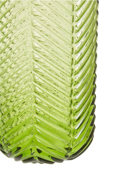 Fleur Set Of Four Green Highball Glasses
