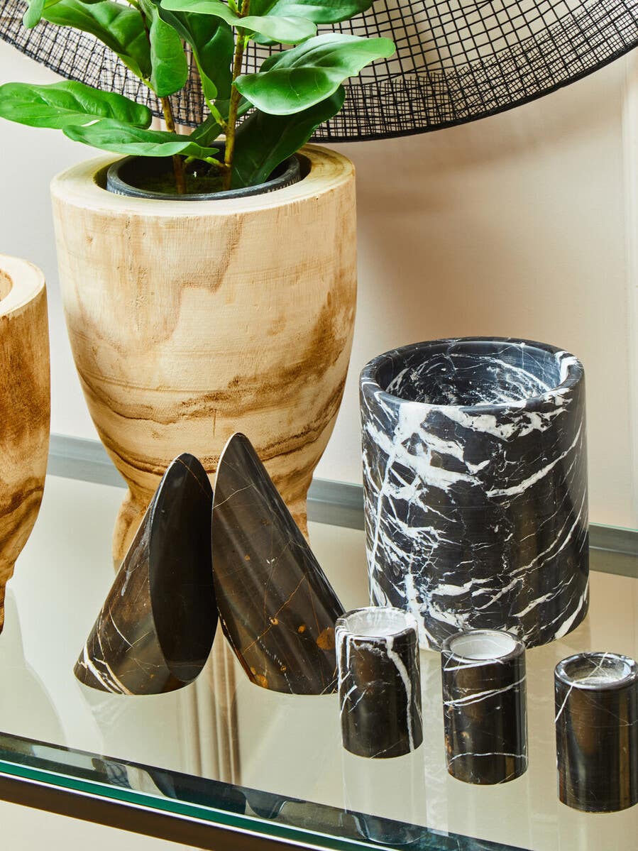 Salmo Black Marble Wine Cooler