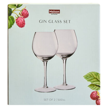 Mila Set Of 2 Gin Glasses