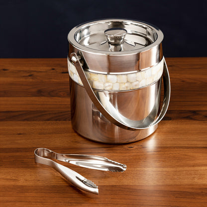 Mother Of Pearl Inlay Design Ice Bucket