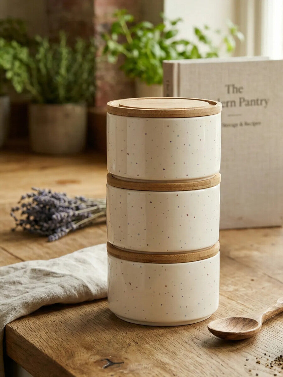 Fenwick Set of 3 Stackable Canisters