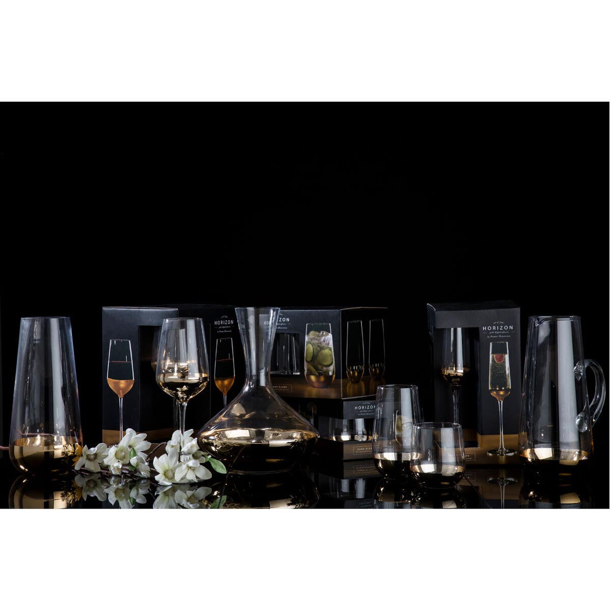 Horizon Set Of Four Champagne Glasses