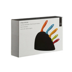 Cook Nook Tyri 5pc Colour Handles Stainless Steel Blade Knife Set
