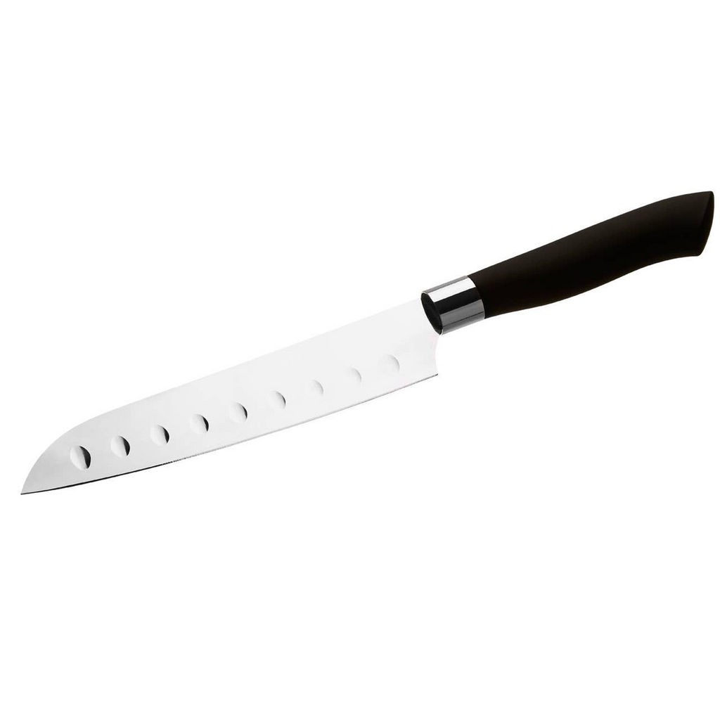 Cook Nook Corsico 11 Piece Black and Gold Knife Set with Block