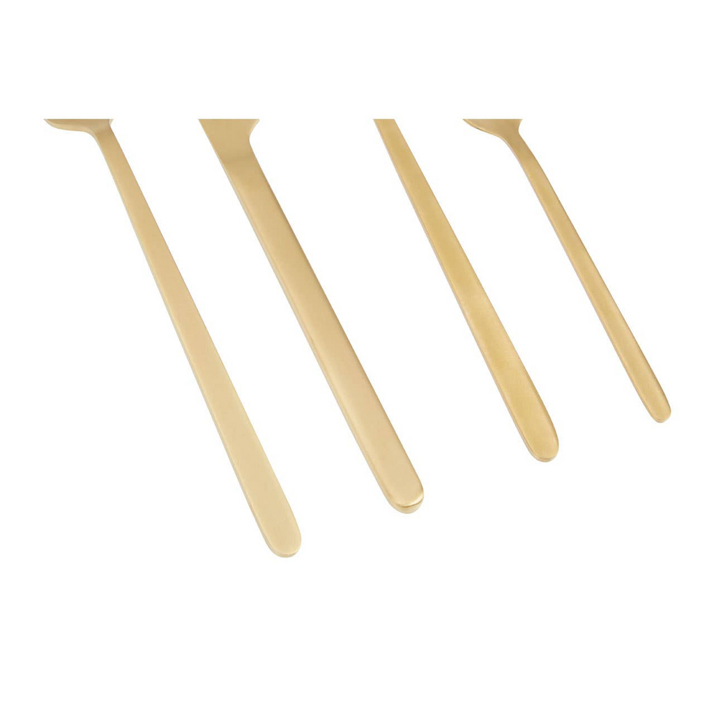 Cook Nook Avie 16 Piece Gold Finish Cutlery Set