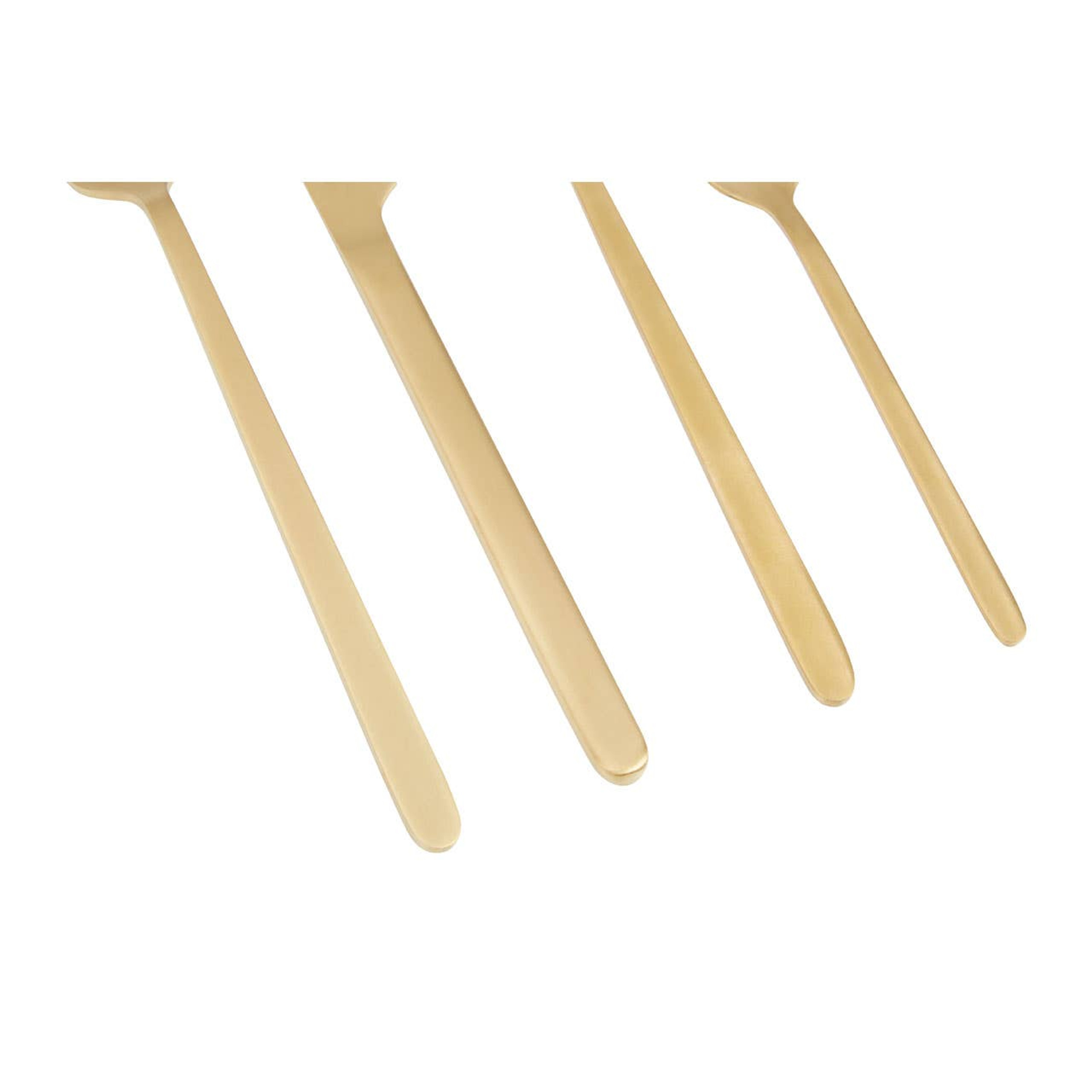 Cook Nook Avie 16 Piece Gold Finish Cutlery Set