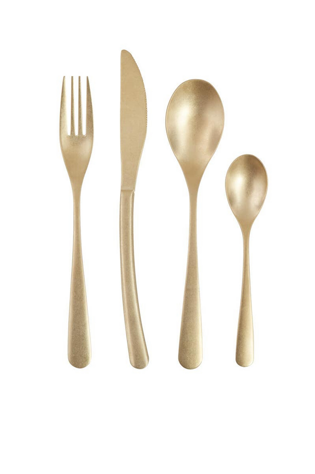 Cook Nook Avie 16 Piece Antique Gold Finish Cutlery Set