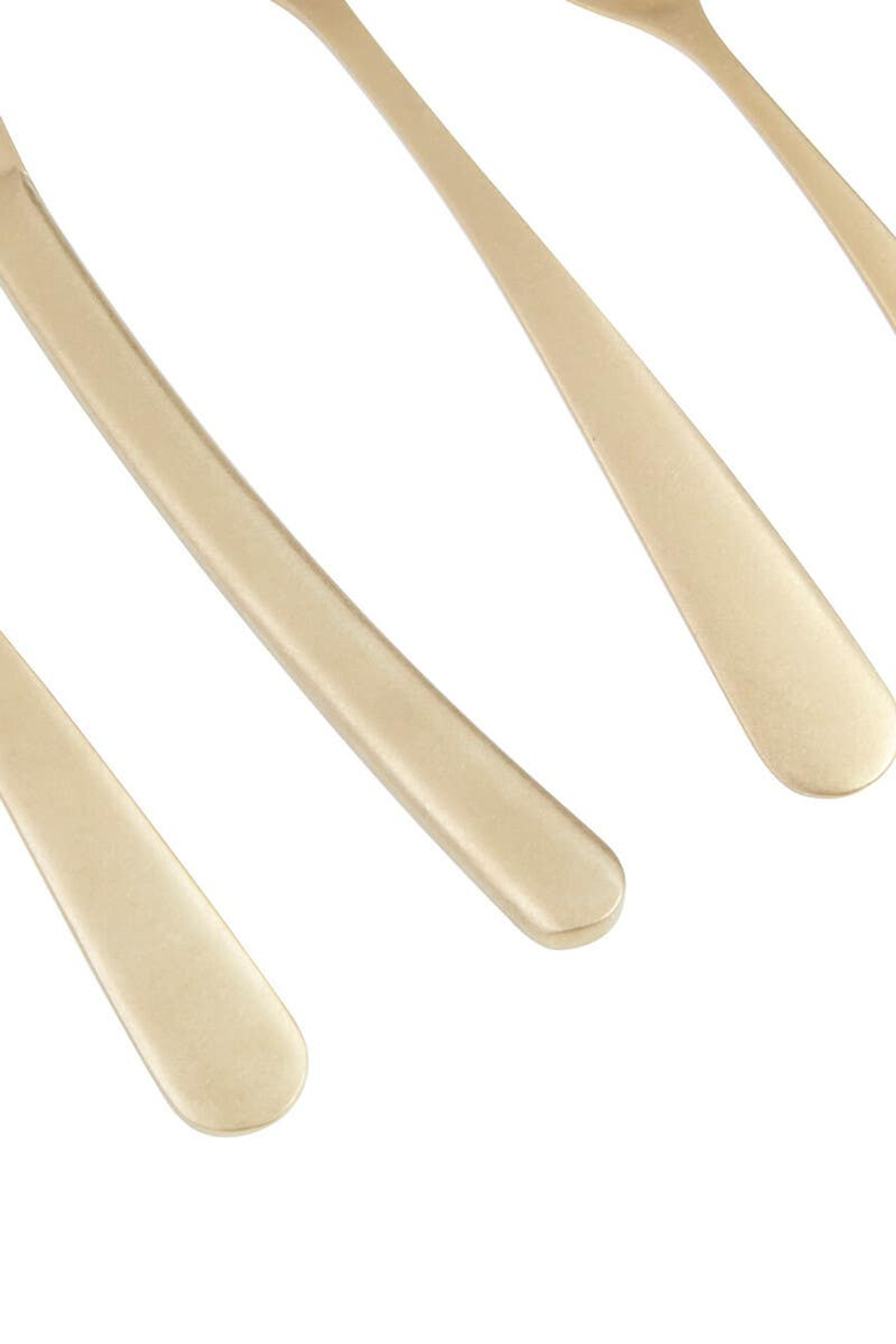 Cook Nook Avie 16 Piece Antique Gold Finish Cutlery Set