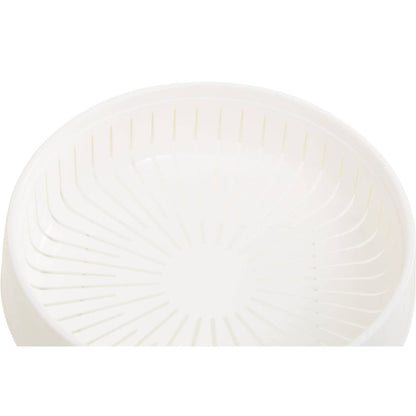Ikoma White And Clear Microwave Steamer