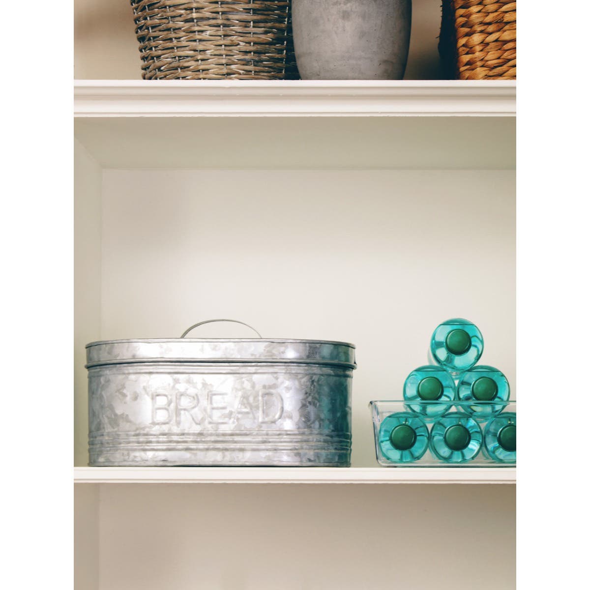 Drummond Galvanised Steel Bread Bin