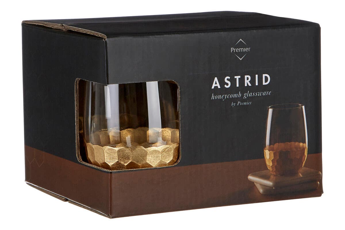 Set Of Four Astrid Glass Tumblers