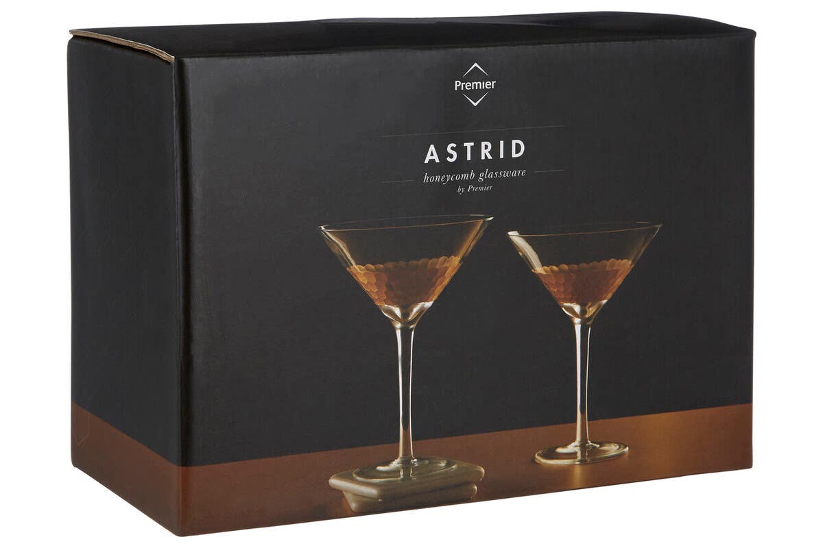Set Of Two Astrid Cocktail Glasses