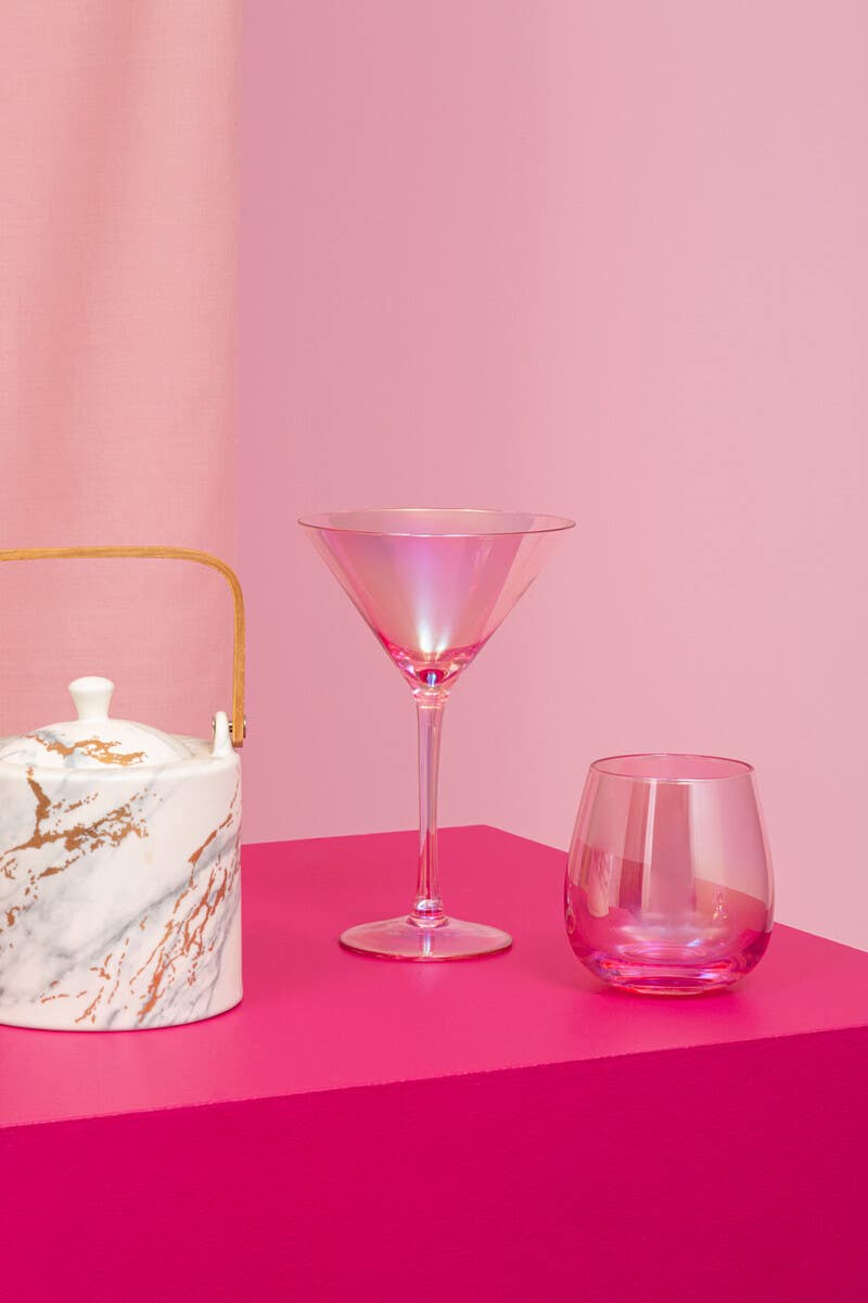 Frosted Deco Set Of 4 Tumbler Glasses