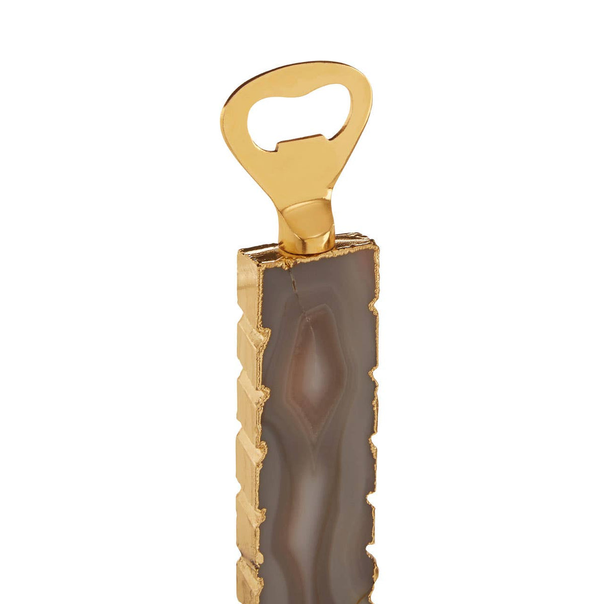 Bowerbird Agata Grey Bottle Opener And Stopper Set