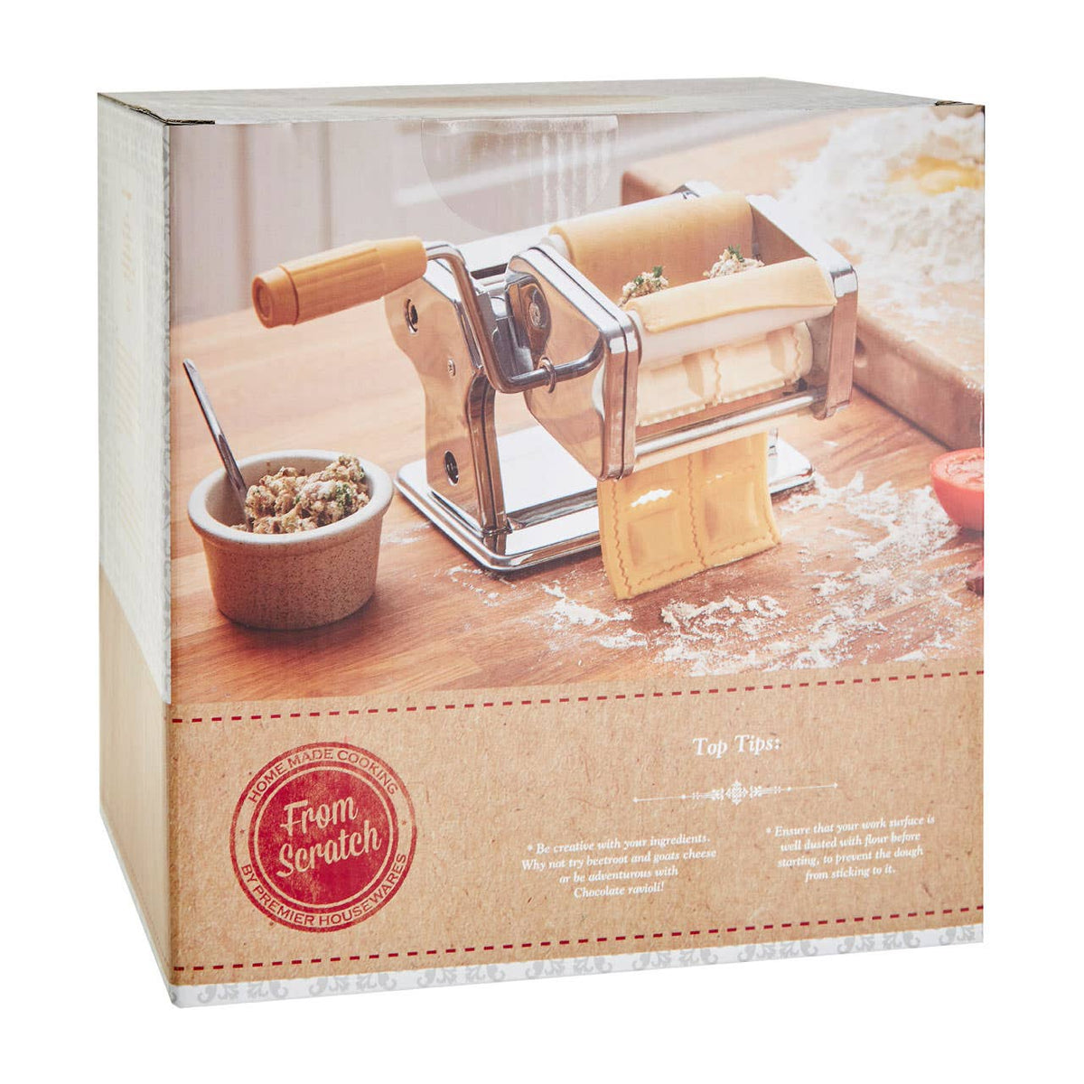 From Scratch  Chrome Multi Pasta Maker and Dryer Set
