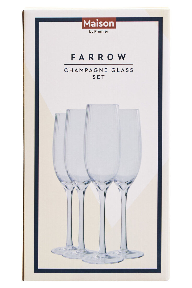 Lyle Set of Four Champagne Glasses