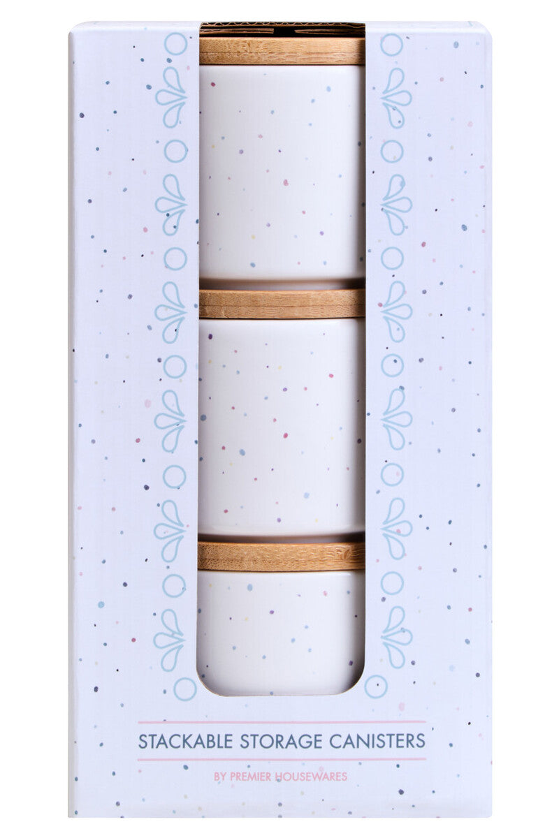 Fenwick Set of 3 Stackable Canisters
