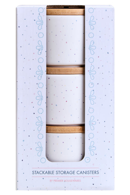 Fenwick Set of 3 Stackable Canisters