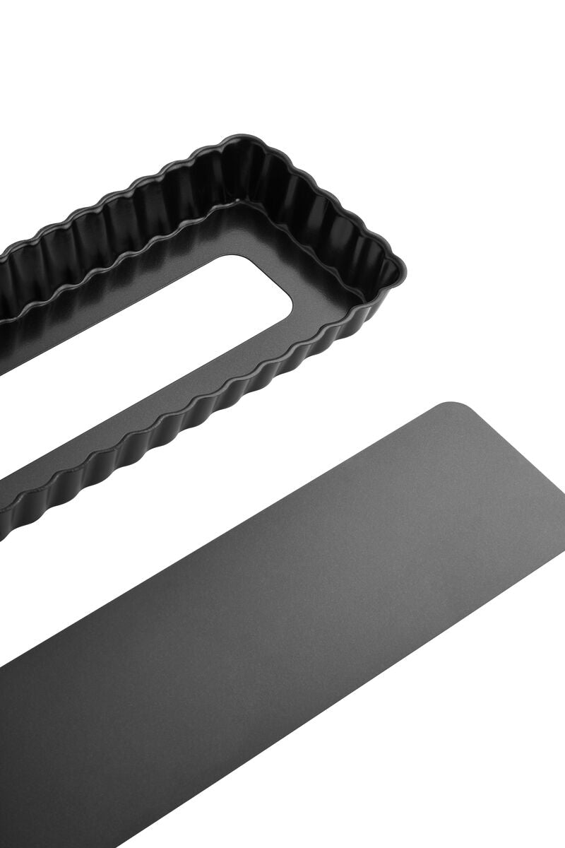From Scratch Rectangular Fluted Flan Quiche Tin