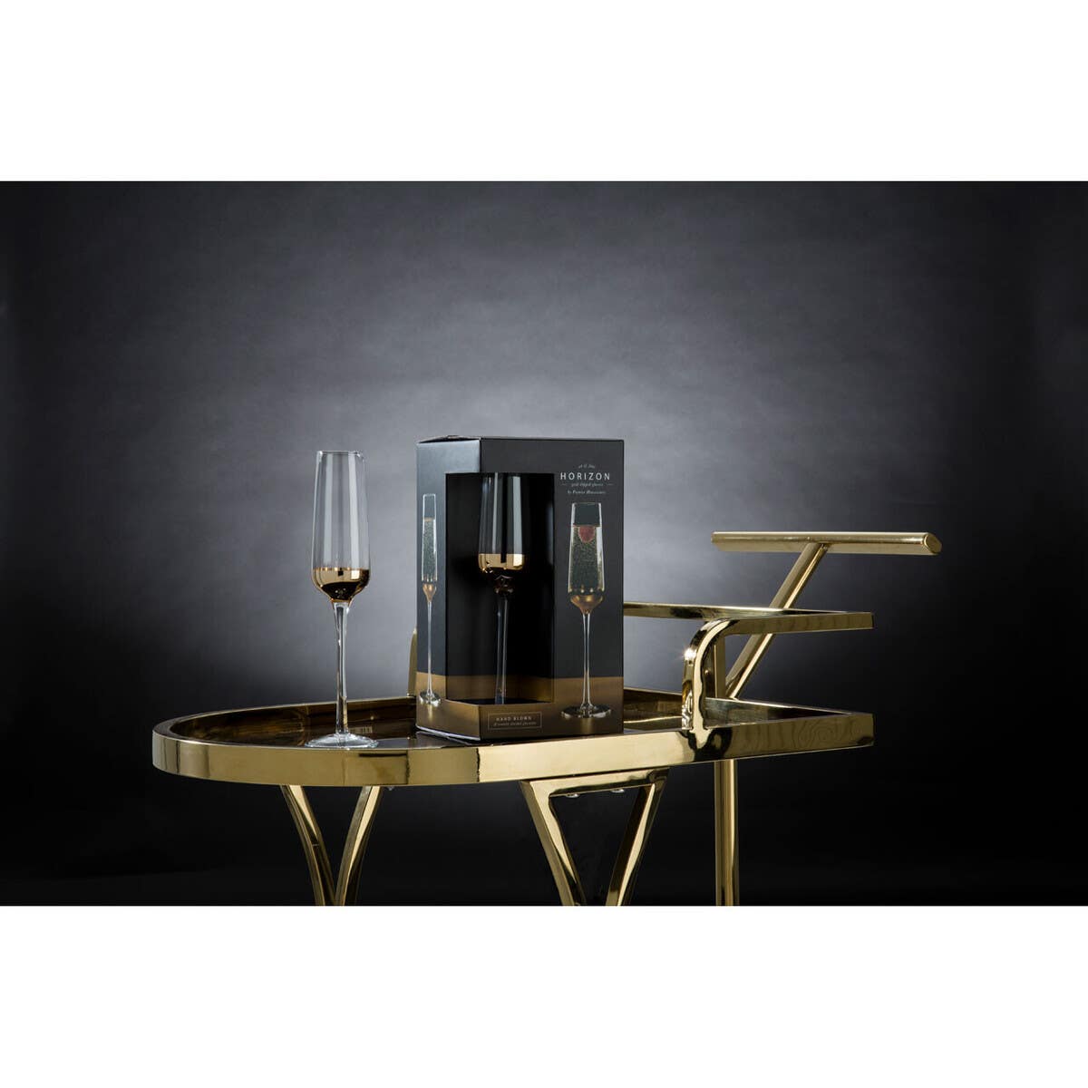 Horizon Set Of Four Champagne Glasses