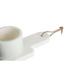 Cook Nook Bulgari Marble Condiment Bowls and Board Set